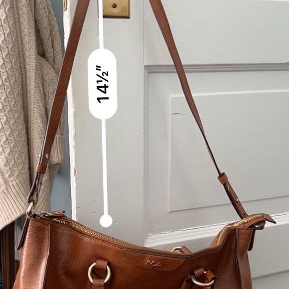 Lauren Ralph Lauren Large zipper Tote, caramel brown - Picture 5 of 16